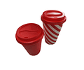 OFERTA MAYORISTA!!! Tapa Roja Vaso Polipapel 1000 Unidades 