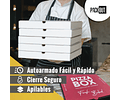 OFERTA CYBER !!! Caja PIZZA BOX White Edition 1000 unidades