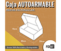 OFERTA CYBER!!  Caja Cartón Multiuso Autoarmable Blanca  300 unidades