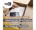 OFERTA CYBER!!  Caja Cartón Multiuso Autoarmable Negra 300 Unidades