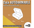 OFERTA CYBER!!  Caja Cartón Multiuso Autoarmable Negra 1000 Unidades