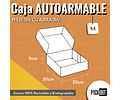 OFERTA CYBER!!! Caja Cartón Multiuso Autoarmable Cuadrada Blanca 300 Unidades