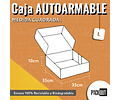 OFERTA CYBER!!! Caja Cartón Multiuso Autoarmable Cuadrada 1000 Unidades