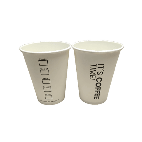 OFERTA CYBER!!! Vaso Café Polipapel Diseño  Its Time To Coffee 2000 unidades