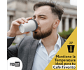 OFERTA CYBER!!! Vaso Café Polipapel Blanco 500 unidades