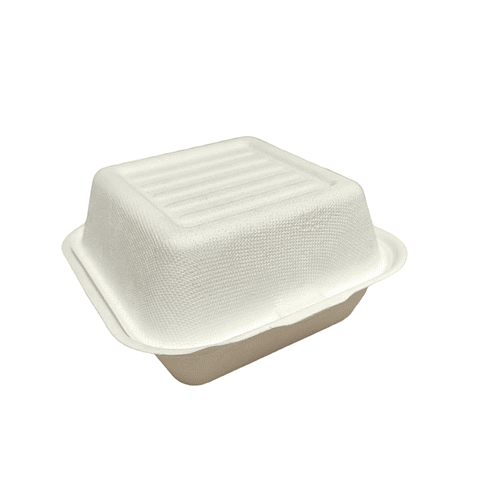 Envase Hamburguesa Bagazo Compostable 100 unidades