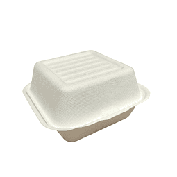 PACK OFERTA x MAYOR!!! Envase Hamburguesa Bagazo Compostable 200 unidades