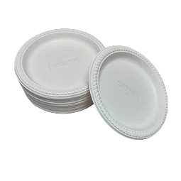 PACK x MAYOR!!! Plato Torta o Servilleta Redondo 100% Compostable / Almidón Maiz 500 unidades 