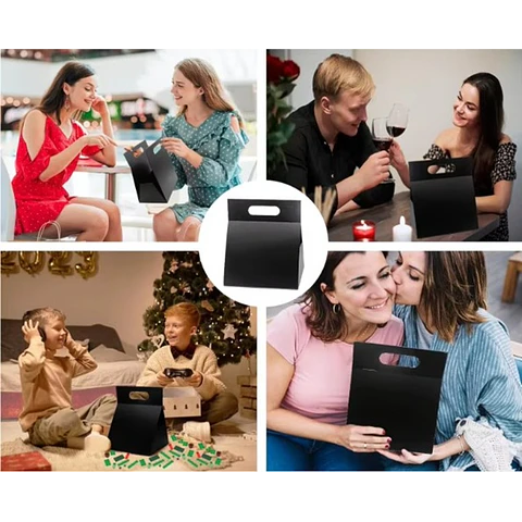 Caja LUJO Negra c/Cierre Magnético  TRIBOX