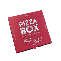 Caja PIZZA BOX Roja 