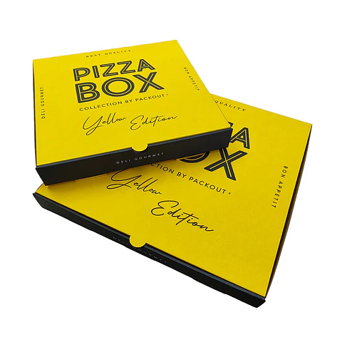 Caja PIZZA BOX Yellow