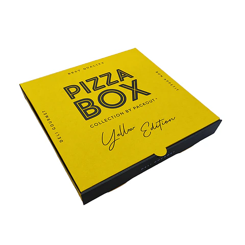 Caja PIZZA BOX Yellow