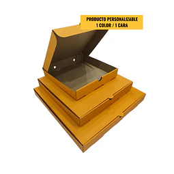 Caja Pizza Orange Lisa - Personalizable