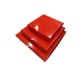 Caja Pizza Revestida GLOSSY Roja 