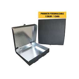 Caja Pizza THERMAL Negra - Personalizable