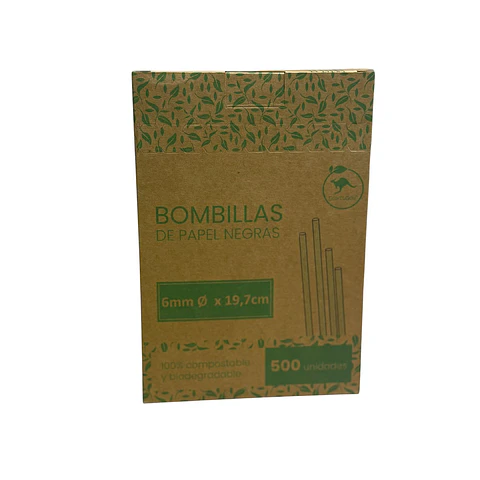 OFERTA MAYORISTA!!! Bombilla ECO Papel 6mm x 196mm 10.000 unidades