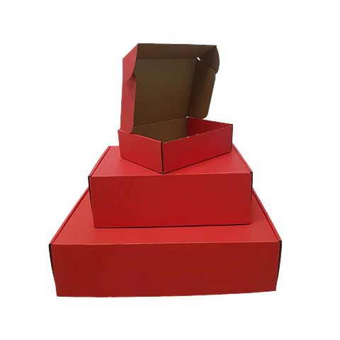 OFERTA CYBER DAY!!! Caja Cartón Multiuso Autoarmable Roja