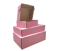 OFERTA CYBER DAY!!! Caja Cartón Multiuso Autoarmable Rosada 