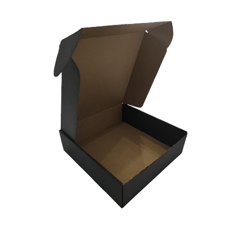 OFERTA CYBER DAY!!! Caja Cartón Multiuso Autoarmable Cuadrada Negra