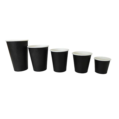 OFERTA CYBER DAY!!! Vaso Café Polipapel Negro 