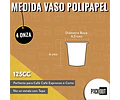 OFERTA CYBER DAY!!! Vaso Café Polipapel Diseño Coffee Lover 