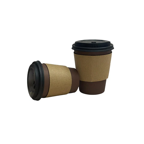 OFERTA CYBER DAY!!! Vaso Café Polipapel Chocolate con Tapa + Manga