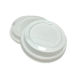 OFERTA MAYORISTA!!! Tapa Blanca Compostable Vaso Café 1.000 unidades