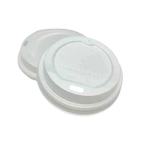 OFERTA MAYORISTA!!! Tapa Blanca Compostable Vaso Café 1.000 unidades