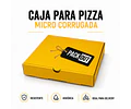 Caja Pizza Amarilla Lisa