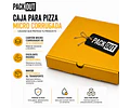 Caja Pizza Amarilla Lisa
