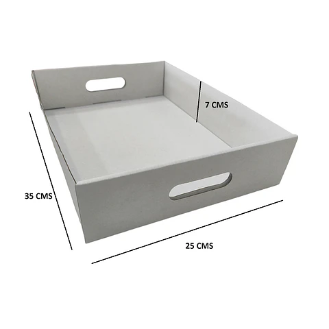 Bandeja Autoarmable Microcorrugado Desayunos/Regalos/Otros - Personalizable