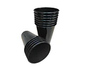 WINTER SALE!! Vaso Reutilizable Negro 100 Unidades