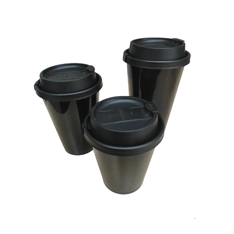WINTER SALE!! Vaso Reutilizable Negro 100 Unidades
