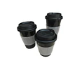 WINTER SALE!! Vaso Reutilizable Negro 100 Unidades