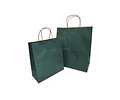 WINTER SALE!! Bolsa Kraft Verde o Roja con Manilla 100 Unidades