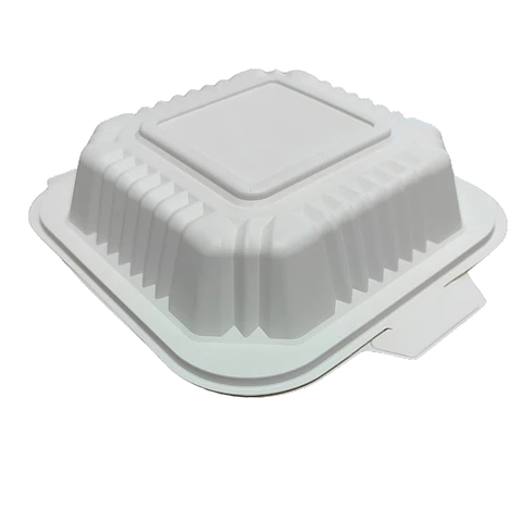WINTER SALE!! Envase Hamburguesa Cuadrada Compostable / Almidon Maiz 100 unidades