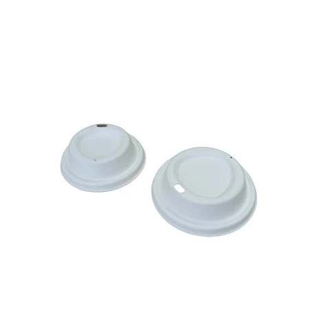 WINTER SALE!! Tapa Blanca Compostable Bagazo Vaso Café - 100 Unidades