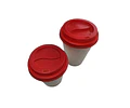 WINTER SALE!! Tapa Roja Vaso Polipapel 100 Unidades