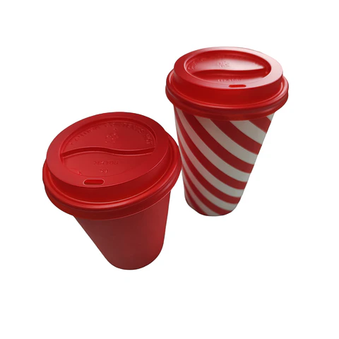 WINTER SALE!! Tapa Roja Vaso Polipapel 100 Unidades