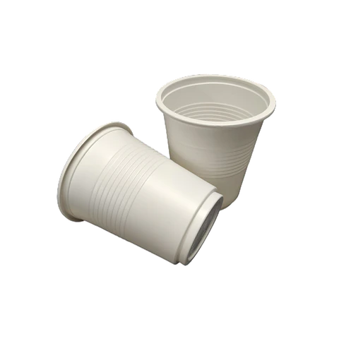 WINTER SALE!! Vaso Blanco Almidón Maiz 100% Compostable 100 unidades
