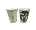 WINTER SALE!! Vaso Café  COMPOSTABLE Diseño ECO CUP  100 Unidades
