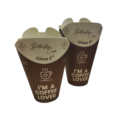 WINTER SALE!! Vaso Café Polipapel Butterfly Cup 100 unidades