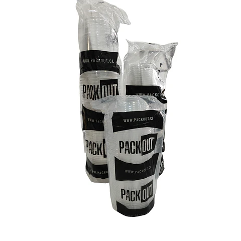 OFERTA CYBER DAY!!!Vaso Transparente PET + Tapa Plana Cruz