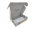 Caja Cartón Microcorrugado Autoarmable GIFT BOX c/Diseño Color Blanco 50 Unidades