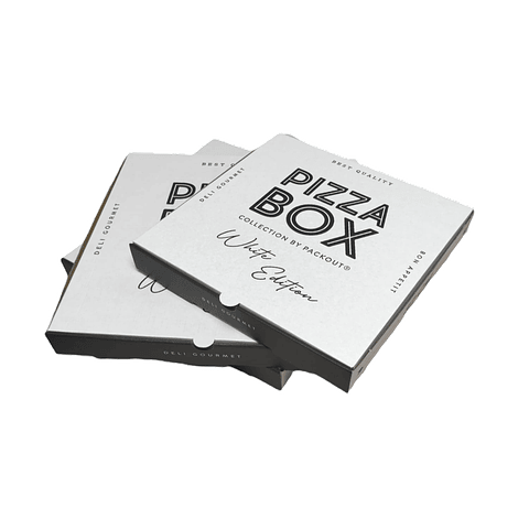 Caja PIZZA BOX White Edition 50 Unidades