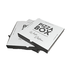 PACK OFERTA x MAYOR!!!   Caja PIZZA BOX White Edition 200 Unidades