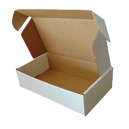 Caja Cartón Multiuso Autoarmable Blanca 50 Unidades