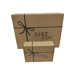 Caja Cartón Microcorrugado Autoarmable GIFT BOX Color Kraft 50 Unidades
