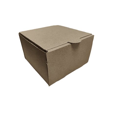 Caja Cartón Delivery Multiuso Autoarmable Cuadrada 50 unidades