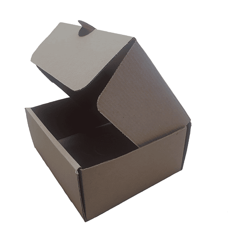 Caja Cartón Delivery Multiuso Autoarmable Rectangular